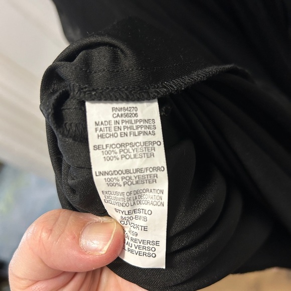 Studio Black Asymmetrical High-Low Cocktail Dress - Picture 12 of 13